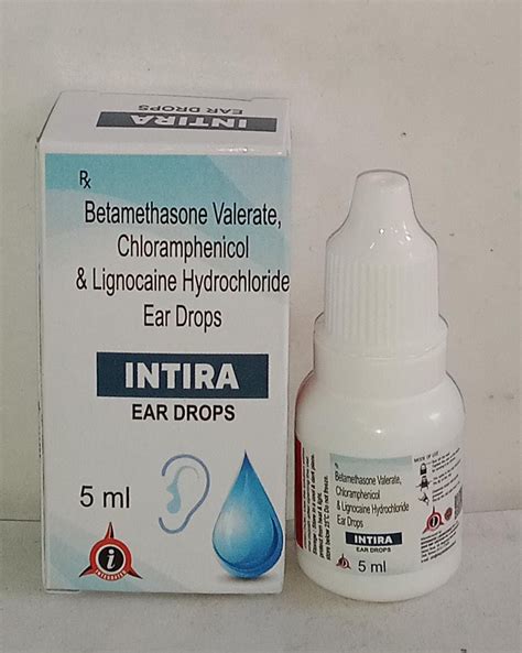 Betamethasone Chloramphenicol Lignocaine Ear Drops Intira