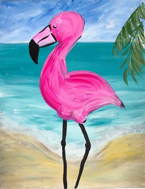 Flamingo Kids Paint Night July 10th 1 3 Pm Hands On Art 4 Everyone