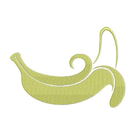 Banana Embroidery Machine Designs Fruite Pattern Digital Etsy