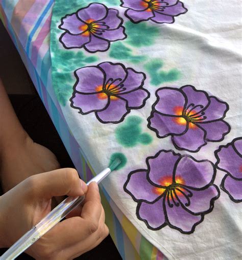 Painting With Dyes On Fabric Mythic Seam