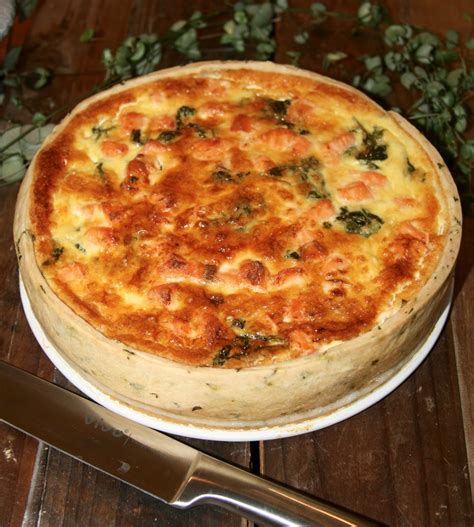 TARTE SAUMON ET ÉPINARDS