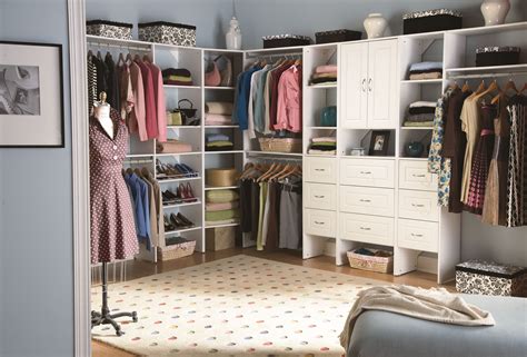Walk in wardrobe designs range from the simple functional run of shelves and uprights to stunning designs that incorporate ornate skirting, detailed columns and striking cornice profiles, all incorporated to frame either an open wardrobe system or hinged wardrobes doors. Closetmaid Closet Organizer Kits | Closet bedroom, Closet designs, Closet maid