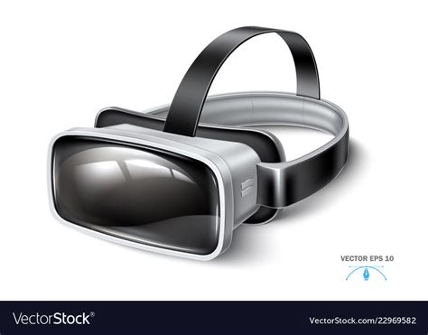 Virtual Reality Headset Vr Mask Mock Up Royalty Free Vector