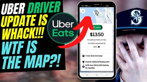 uber eats driver app update blows here s how to deal with half the map gone youtube