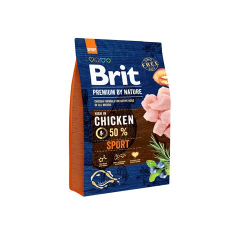 Сухий корм для собак з високими фізичними навантаженнями Brit Premium