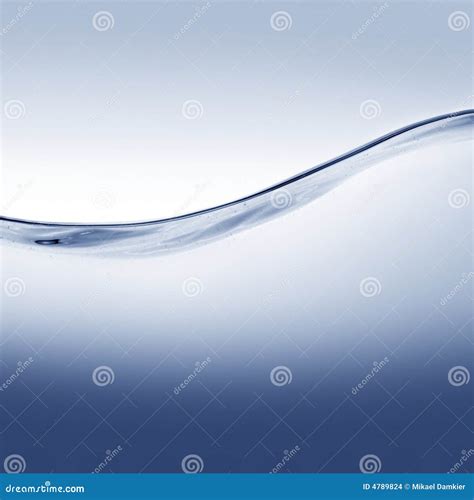Clean Blue Water On White Stock Photo Image Of Cool Wave 4789824