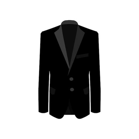 Premium Vector Black Man Suit On White Background Business Suit