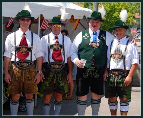 Die Lederhosen Crew At German Fest Bill Falk Flickr