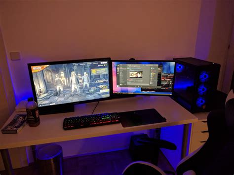 The ps4 has been out for nearly half a decade and there are still some my clean ps5 gaming setup!!! First battlestation. PS4 under left Monitor ...