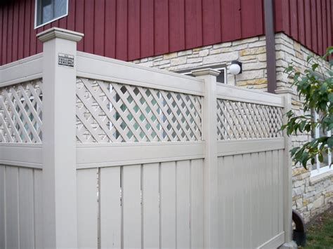 Vinyl Semi Private Fencing Products Phillips Outdoors La Crosse Wi