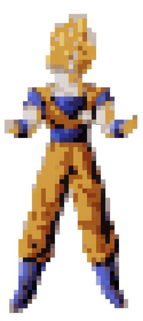 8 Bit Super Saiyan Goku By Graysongoodwin On Deviantart