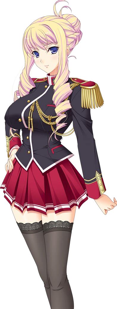 Bertille Althusser Walkure Romanze 10s 1girl Black Thighhighs Blonde Hair Blue Eyes