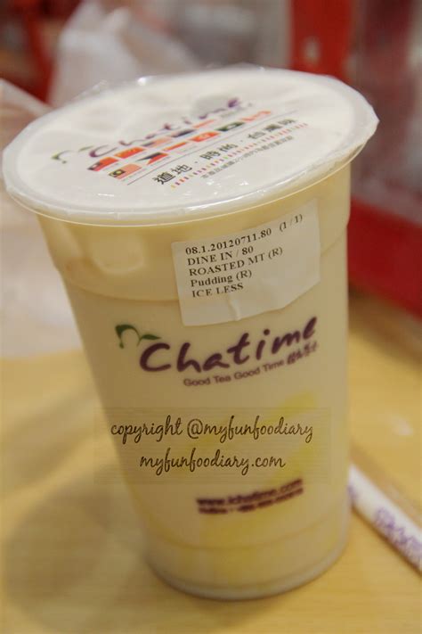 Their emphasis is on *natural*, using real tea leaves and natural ingredients. Chatime Bubble Tea Drink - Roasted Milk Tea my Fave ...