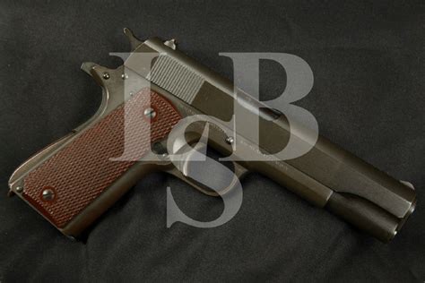 Sharp Wwii Colt Model 1911a1 1911 A1 5 Sa Semi Automatic