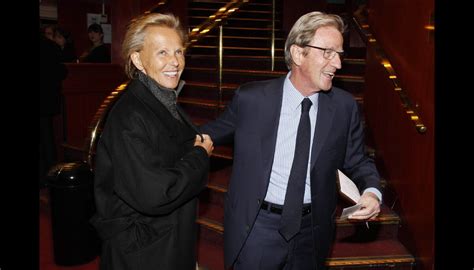 Photo Christine Ockrent et son compagnon Bernard Kouchner à Paris le