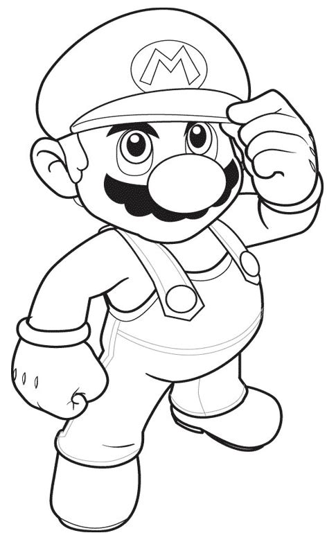 Super Mario Bros Dibujos Para Colorear