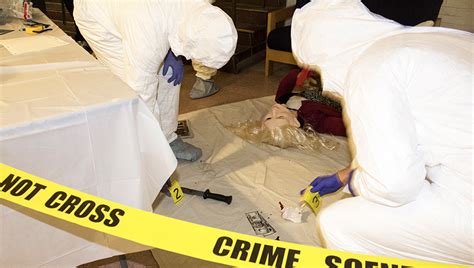 Campus Times Witness A Mock Crime Scene Investigation
