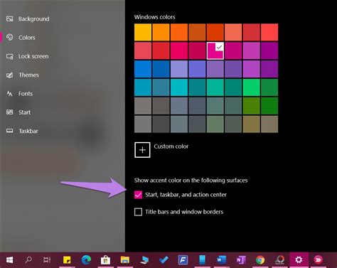 Top 4 Ways To Fix Windows 10 Taskbar Color Not Changing Issue