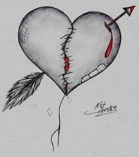 Corazon Rroto 💔💔 Broken Heart Drawings Heart Drawing Broken Heart Art