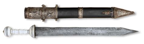 The Roman Sword Of Legionaries With Scabbard