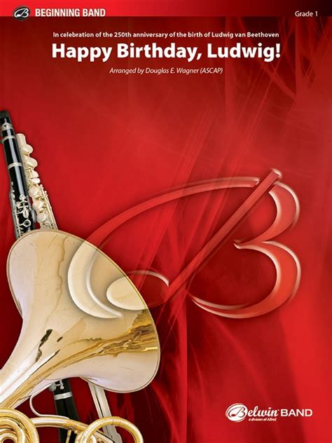 Happy Birthday Ludwig B Flat Bass Clarinet B Flat Bass Clarinet Part