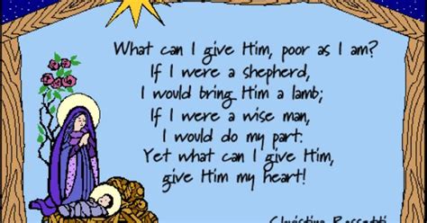Children Christmas Poems About Jesus