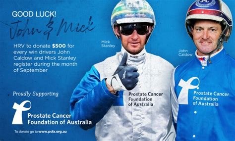 Top Reinsmen To Drive Prostate Cancer Awareness In September Harness Racing Victoria