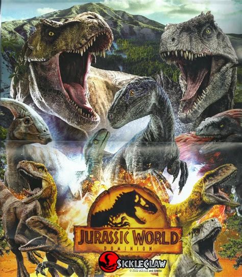 Jurassic Park Movie Jurassic World Dominion 2022 Posters And Prints Wall Art Dinosaur Film