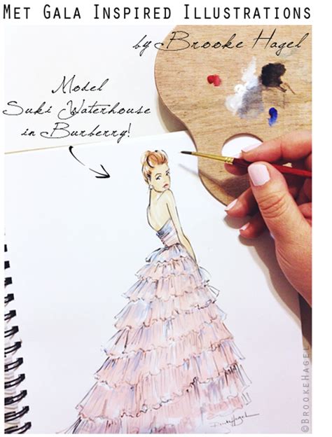 Fabulous Doodles Fashion Illustration Blog By Brooke Hagel Met Gala
