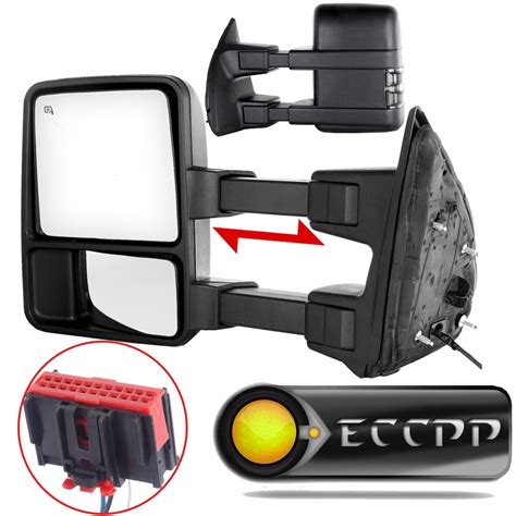 Eccpp Pair Set Towing Mirror For 2008 2016 Ford F250 F350 F450 F550 Super Duty Manual