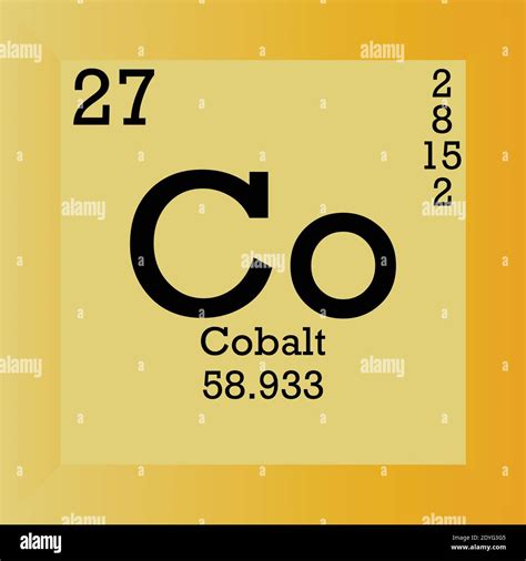 Cobalt Atom Hi Res Stock Photography And Images Alamy