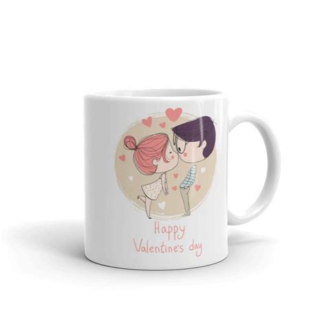 Best Printed T Shirts Online Couples Coffee Mugs Happy Valentine Mugs