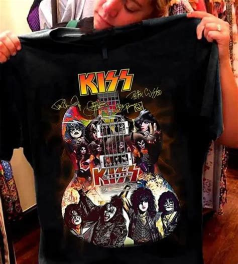 Kiss Band Paul Stanley Gene Simmons Peter Criss Ace Frehley T Shirt S