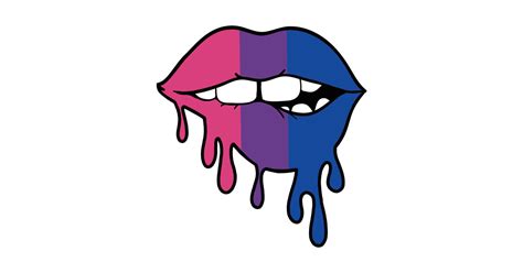 bi lips bisexual pride posters and art prints teepublic