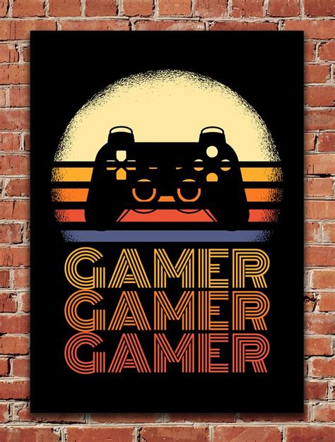 Retro Gamer 90s Poster By Posterworld Displate Retro Games Poster