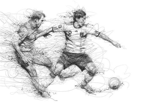 10 Best Soccer Sketch Images On Pinterest Football Art Drawings And