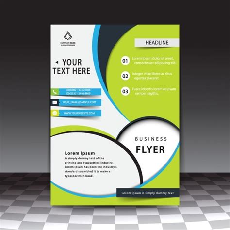 Flyer Design Templates Free Download Word Modern Stylish Business Flyer