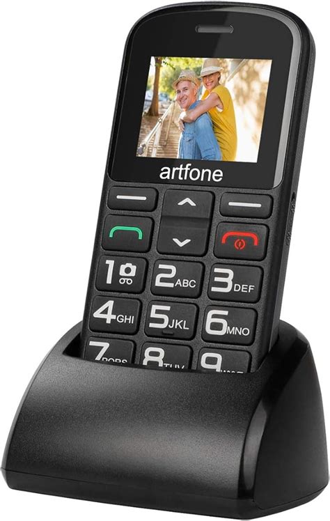 Mobile Phone For Elderly People Artfone 1400mah Battery Big Button Mobile Phones Dual Sim