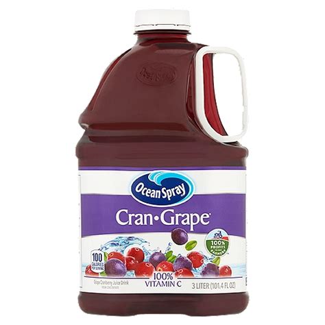 Ocean Spray Cran Grape Juice Drink 1014 Fl Oz Shoprite