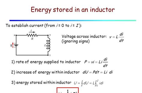 Inductor Energy Stored Equation