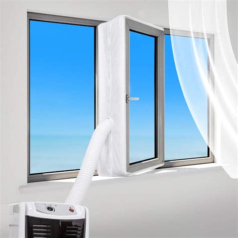 Portable Air Conditioner Vented Through Window Amazon Com Gulrear