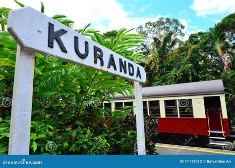 Kuranda Train Stop Nearby Barron Falls On The Journey To Freshwater