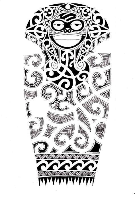 Full Sleeve Maori Design By Shepush On Deviantart