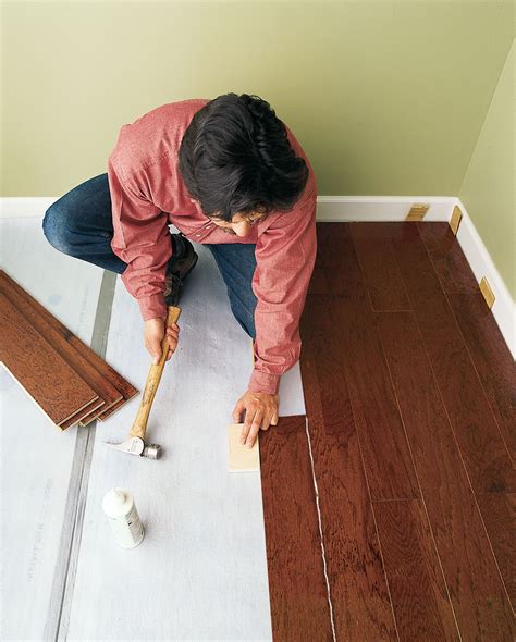Floating Wood Floor Install One In 8 Steps This Old House