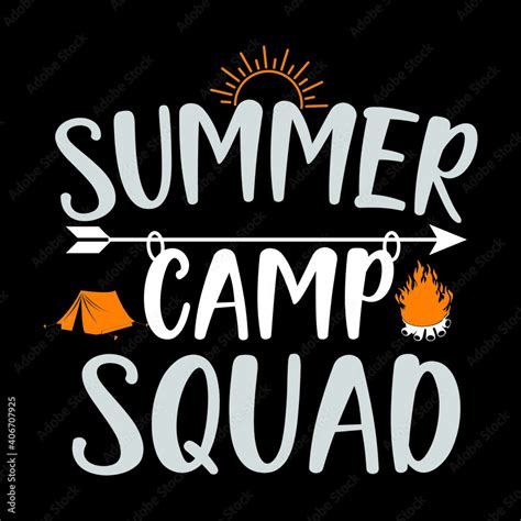 Summer Camp Squad Summer Svg Ai Eps Jpeg Png Dxf Pdf Happy