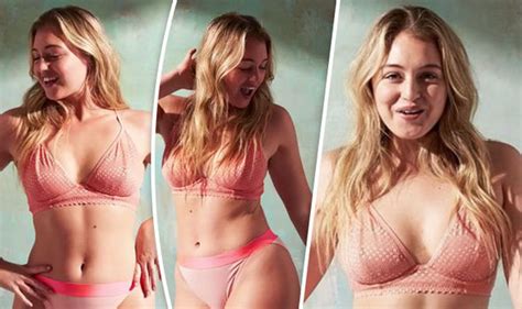 Iskra Lawrence Flaunts Ample Assets In Plunging Lingerie As Dances In