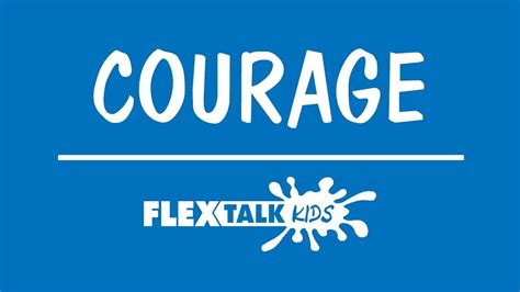 Courage For Kids Youtube