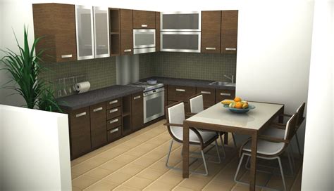 Salah satu keunggulan dari kitchen set minimalis murah seperti gambar di atas adalah kemudahannya saat membersihkan bagian lantai. Rumah minimalis: Desain Kitchen set minimalis