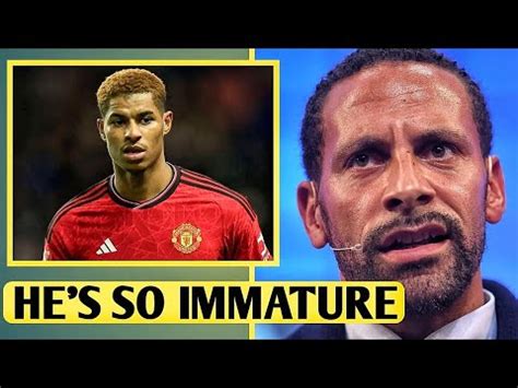 Rio Ferdinand Criticises Marcus Rashford For Immature Interview Before