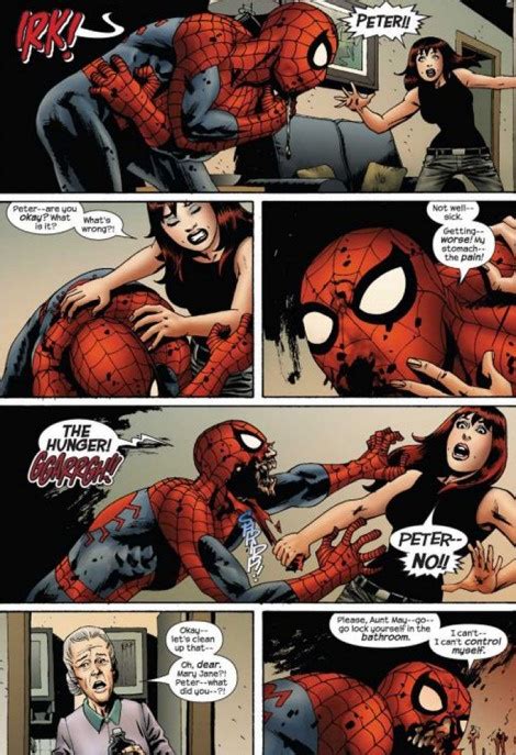 Marvel Zombies Spider Man Eat Mary Jane The Hunger